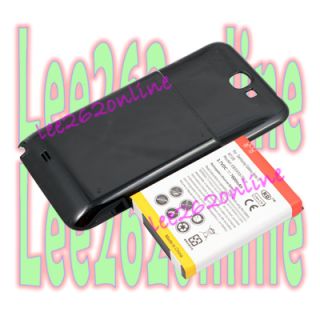 7600mAh Extended Battery Back Cover for Samsung Galaxy Note II 2 N7100 