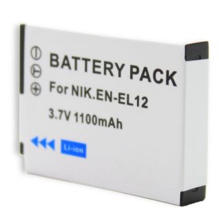Fosmon 2 Pack Li ion 1100mAh Replacement Battery Pack for Nikon 