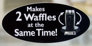   Waring Pro Rotating Double Belgian Flip Waffle Maker Machine