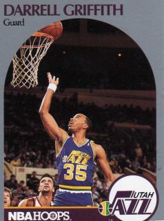 Darrell Griffith 289 NBA Hoops Basketball trading card Utah Jazz
