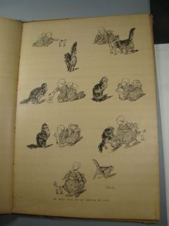 Belle Epoque Steinlen Cats Drawings Original Poster Book C1900