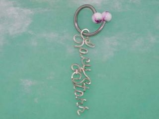 Personalized Body Jewelry Belly Ring Charm Any Two Name