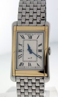 bedat no 7 new 18k gold and stainless steel watch