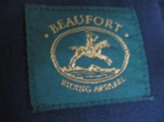 Youth Beaufort Beautiful Blue Herringbone Weave English Riding Show 