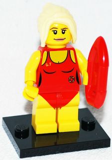 LEGO LIFEGUARD FEMALE Baywatch Minifigures Series 2 Set 8684