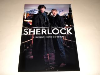 Sherlock PP Signed 12x8 Poster Benedict Cumberbatch
