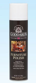Furniture Polish Lemon Beeswax by Goddards Aerosol