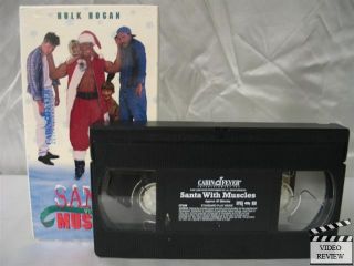 Santa with Muscles VHS Hulk Hogan Ed Begley Jr 032621022932