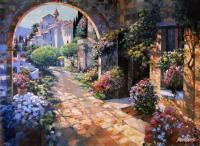 Howard Behrens Under The Tuscan Sun Embellished Canvas