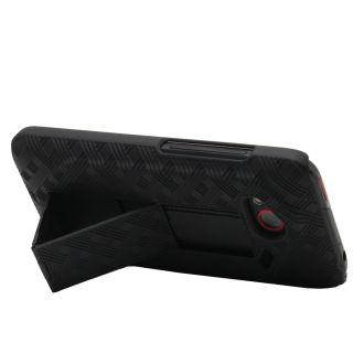 Belt Clip Holster Shell Case Cover for Verizon HTC Droid Incredible 4G 