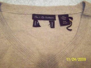 belk beige 2 ply cashmere v neck sweater please whether or not you 