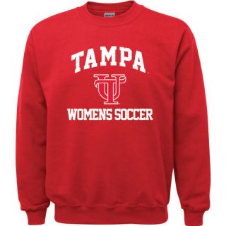 Tampa Spartans Red Youth Womens Soccer Arch Crewneck Sweatshirt 