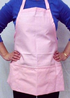 Pink Craft Restaurant Bib Apron Baker Butcher USA New