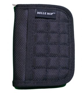 Belle Hop Small Mini Black Travel Wallet Multi Compartment