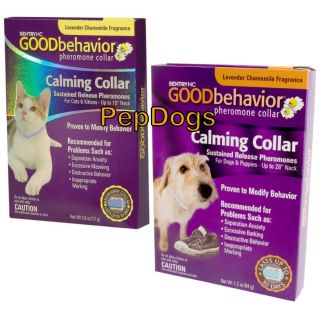 Sentry Good Behavior Pheromone Calming Dog Cat Collar Separation 