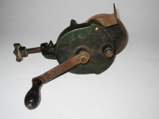 Antique Hand Crank Bench Grinder, Patent December 29, 1925, 3 1/2 