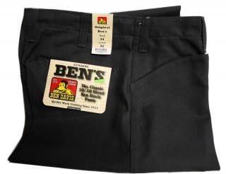 Ben Davis Original Classic 50 50 Blend Mens Twill Pants Charcoal Grey 