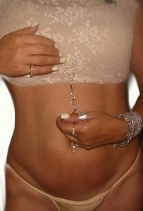   Snake Rhinestone Silver sep Belly Chain & Necklace Real Fashion LooK