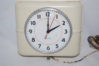 Vintage Westclox Belfast Kitchen Wall Clock Working