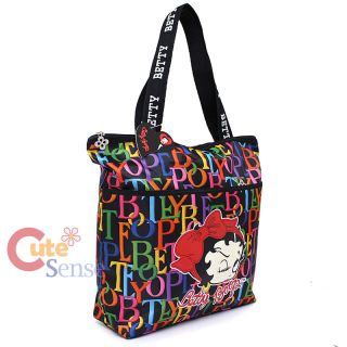 Betty Boop Diaper Tote Shoulder Bag  Rainbow Typo Black 17