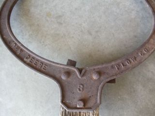 antique John Deere Plow Co 3 St Louis Mo Dallas Texas bell yoke