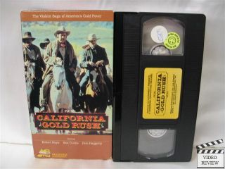 California Gold Rush VHS Robert Hays Ken Curtis