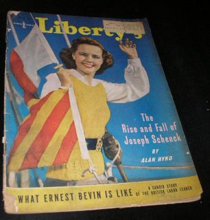 June 28 1941 Liberty Magazine Joseph Schenck Ern Bevin