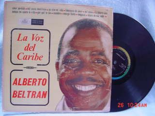 Alberto Beltran La Voz Del Caribe Caribbean Spanish LP