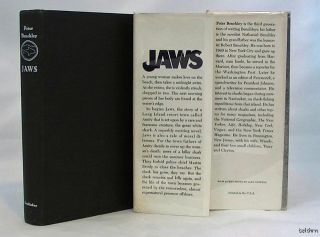 Jaws Peter Benchley 1974 Books Into Film Ships Free U S
