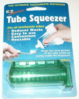 EZ Squeeze Toothpaste Tube Squeezer Green New SEALED