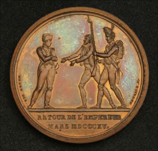 1815, France (The Hundred Days), Napoleon I. The Emperor Returns Medal 