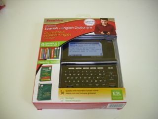 Franklin BES 2170 Merriam Websters Speaking Spanish English Dictionary 