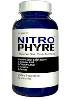 2x NitroPhyre Nitric Oxide NO2 Creatine Carnitine