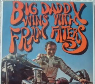 Drag Racing Big Daddy Don Garlits Fram Flt Original Ad