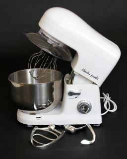 Charles Jacobs Electric FOOD STAND MIXER 5.5L in White +FREE 