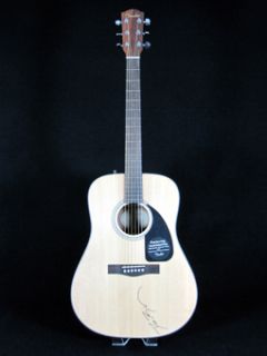 GF Dierks Bentley Signed Fender Acoustic Guitar