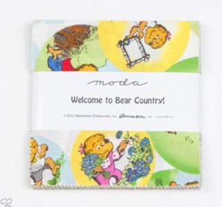 Berenstain Bears Welcome to Bear Country Charm Pack 42 5 inch Squares 