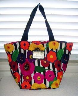 Betseyville Betsey Johnson Flowers Floral Colorful Tote Shoulder Purse 