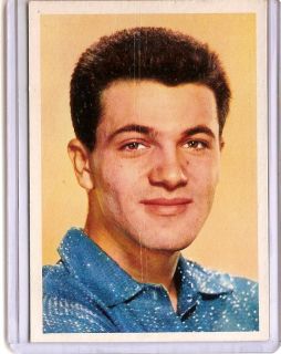 1960s Tommy Sands Singer Actor Europe Vendng MCHN Card