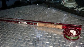 Vintage RARE Berkley Rod Only  R Hot Red Nice Cond Set Wise 