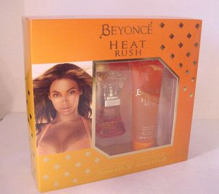 Beyonce Heat Rush Eau de Toilette 5 oz Gel 2 5 oz New Gift Set SEALED 