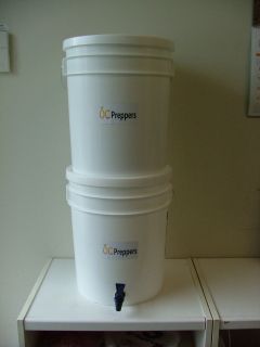 Berkey Water Filter System Custom Made 5 Gallon Bucket Capacity WOW 