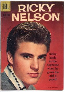 Dell Comics Ricky Nelson Doghouse 10¢ 1960 1115 Four Color B B GD VG 