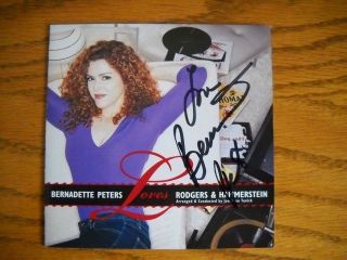 Signed CD Bernadette Peters Loves Rodgers Hammerstein Autographed 