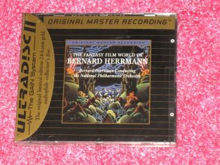 Bernard Herrmann Fantasy Film MFSL Gold Disc CD New 015775165625 