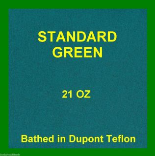 Teflon Green Billiard 7 Pool Table Felt Cloth Fabric 21 Oz