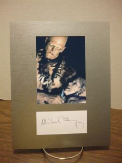 Michael Berryman Autograph Hills Have Eyes Display Signed Signature 