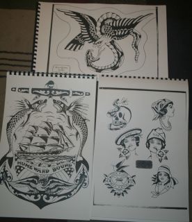 1942 Bert Grimm Tattoo Flash #2 Old School Designs Selected by Eric H 