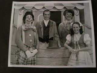 Bert Parks Circus Cast Movie Photograph