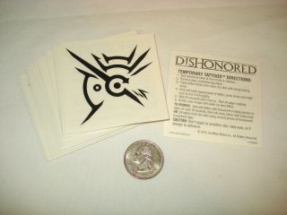 Bethesda Dishonored Temporary Tattoos Promo from PAX Prime 2012